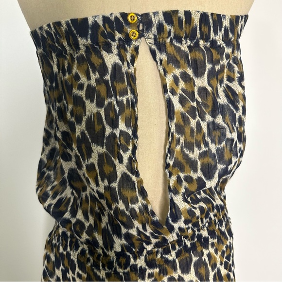 Forever21 animal print strapless top cover up Medium - Picture 12 of 16
